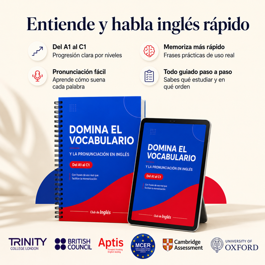 Domina el Vocabulario y la Pronunciación en Inglés + 6 REGALOS