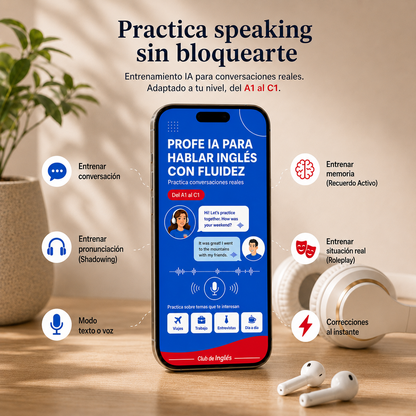 Profe IA para Hablar Inglés con Fluidez